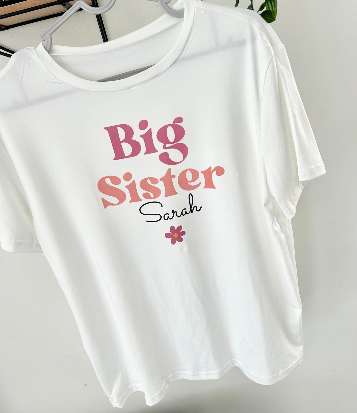 Personalised Big Sister T-Shirt, Little Sister T-Shirt, Children's T-Shirt, Baby Bodysuit, Sisters, Siblings, Baby Vest, Sisters Matching