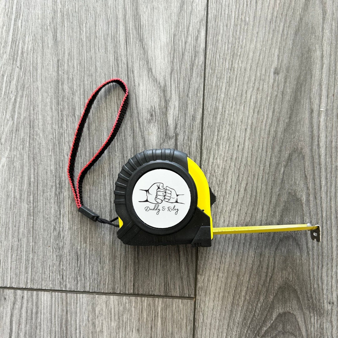 Personalised Tape Measure, Daddy's Gift, Father's Day, Birthday, Dad Present, Gift for Him, DIY, Tools, Home and Hobby, Gifts for Dad