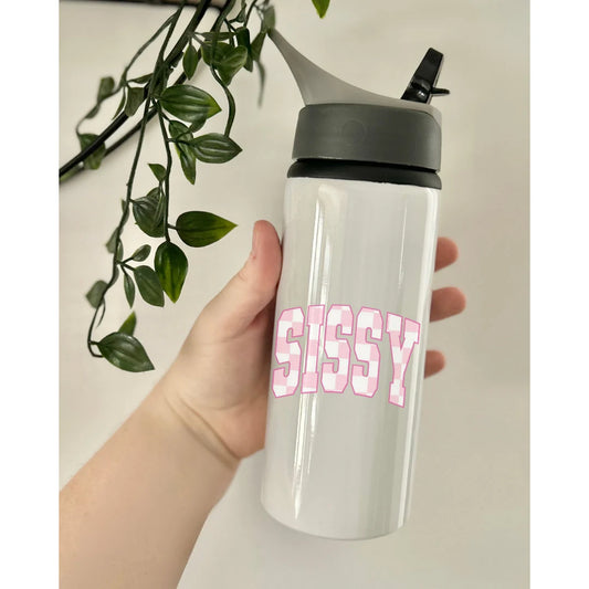 Sissy Water Bottle, Sister Style Bottle, School Bottle, Sisters Bottle, Sissy, Sister Present, Sister Gift, For Her, Sisters, Siblings