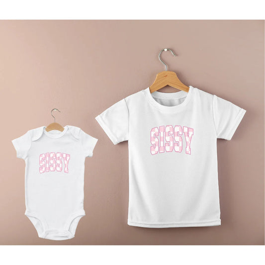 Sissy T-Shirt, Sissy Baby Bodysuit, Sissy, Sister Present, Sister Gift, For Her, Sisters, Siblings, Sister Clothes, Sister Clothing