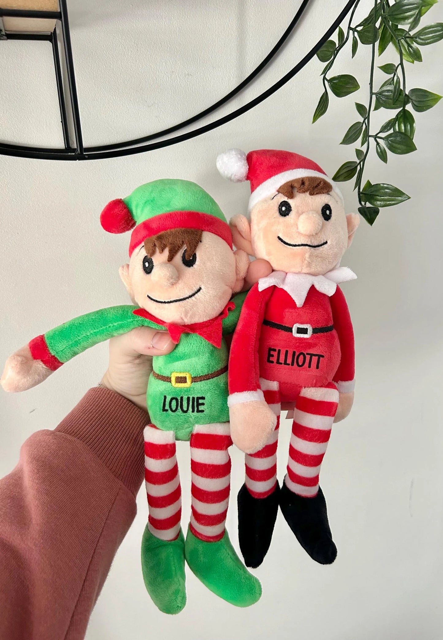 Personalised Plush Elf, Christmas Teddy, Elf Teddy, Soft Toy, Stocking Fillers, elf, Christmas Teddy, Name On Elf, Personalised Elf