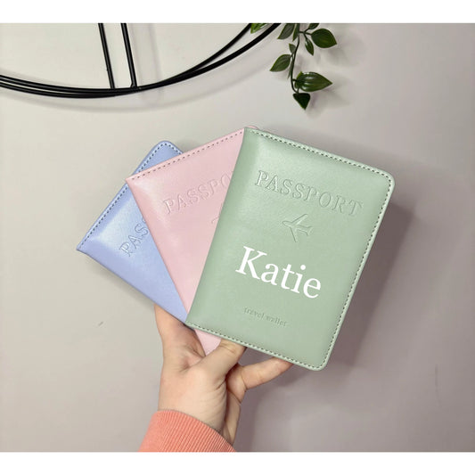 Personalised Passport Holder, Passport Cover, Passport, Travel, Card Holder, Travel Cards, Money Holder, Airport Documents, Travelling
