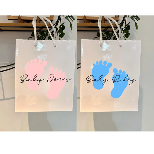 Personalisierte Luxus-Geschenktüte zum Geburtstag, Alter und Name, verschiedene Farben, Geschenk zum 18., 21., 30., 50., 60., für Ihn, für Sie, Geschenk