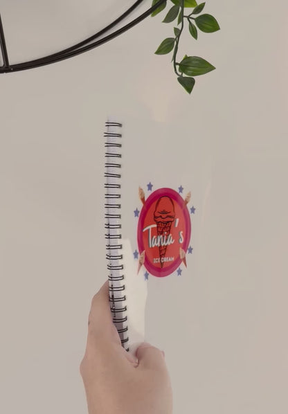 Bluey &amp; Stitch Notizbuch, A5 Größe, Namensstil, Namensgeschenk, Namensgeschenk, Briefpapier, Notizbuch, Notizen, personalisiertes Notizbuch, Lilo und Stitch