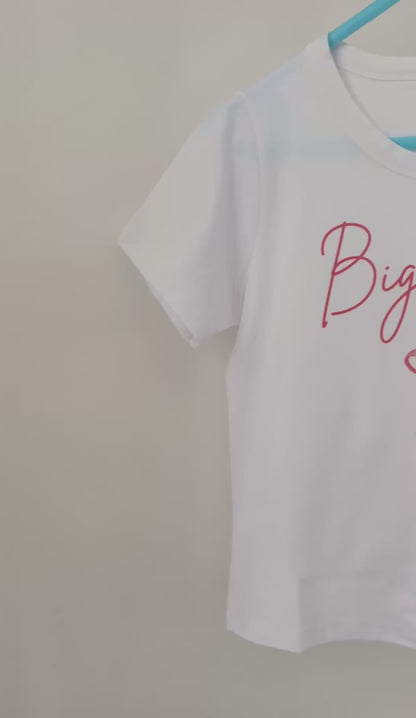 Personalisiertes Big Brother T-Shirt, Little Brother T-Shirt, Baby Body Weste, Kinder T-Shirt, Body, Brüder, Geschwister, neuer Bruder