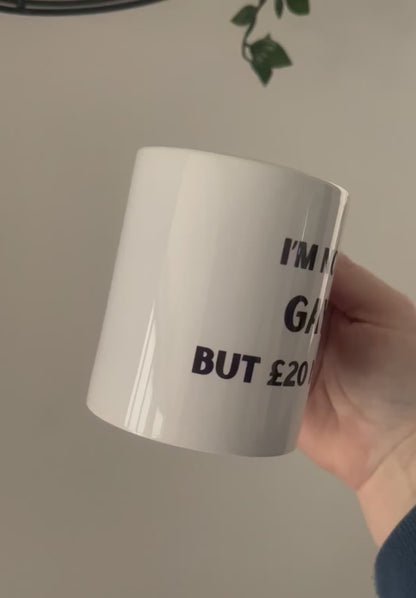 Gay Joke Mug, I'm Not Gay, Funny Gift, Birthday Gift, Drinkware, For Her, Present, Funny Present, Mug Present, Joke Present, Gay Gift