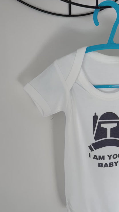 I Am Your Baby Vest, Baby Bodysuit, Funny Baby Vest, Movie Related, Baby Gift, Bodysuit, Baby Vest, Funny Baby Gift, Baby Movie Quote