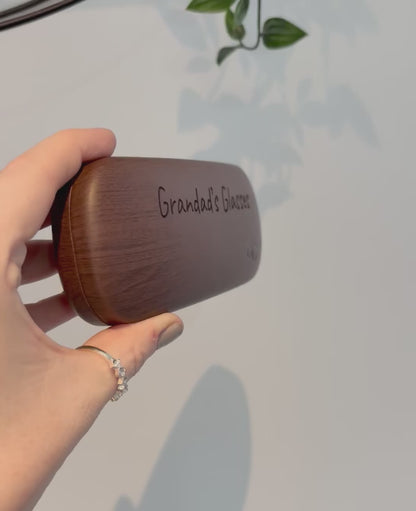 Personalised Laser Engraved Glasses Case, Custom Leather Eyewear Holder, Unique Gift for Him/Her | Custom Engraved Glasses Storage Case