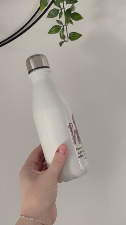 How’s Work Bottle, Funny 650ml Aluminium Water Bottle, I'm This Close to Selling Feet Pics, Sarcastic Office Gift, Work Humor Bottle
