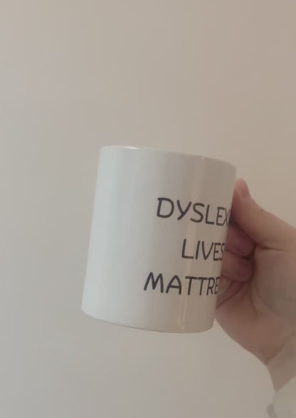 Dylexic Lives Mattress Mug, Matter, Funny Gift, Birthday Gift, Drinkware, For Her, Present, Funny Present, Mug Present, Joke Present